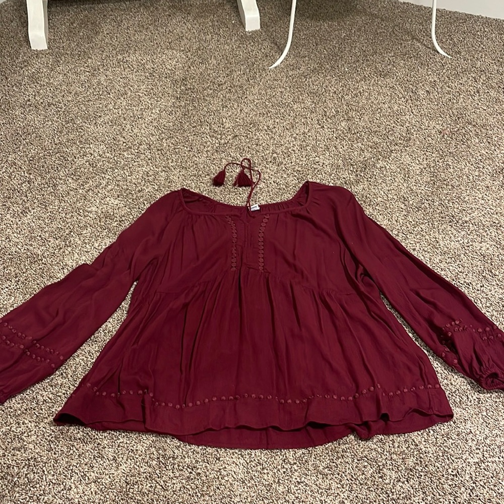 Cute long sleeve blouse!
